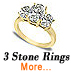 three stone preset ring